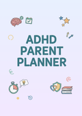 ADHD Parent Planner: The Ultimate Care Organizer with IEP/504 Meeting Notes, Medication & Supplement Trackers, and Daily Mood Logs for Neurodivergent Children (Spiral bond)