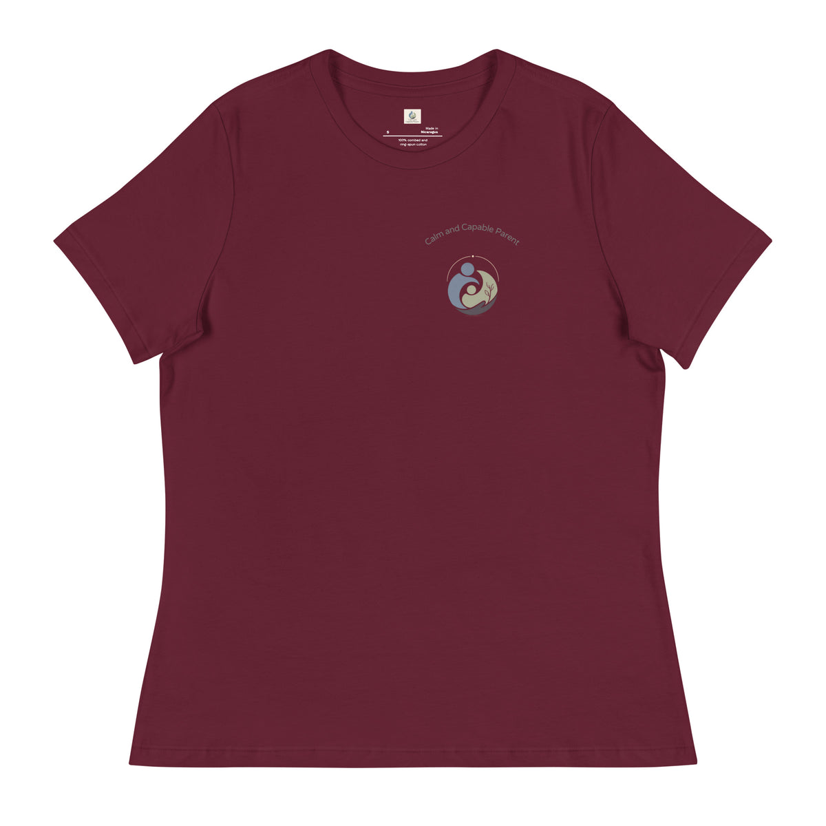 Calm and Capable Parent Logo Women's Relaxed T-Shirt - Calm & Capable Parent