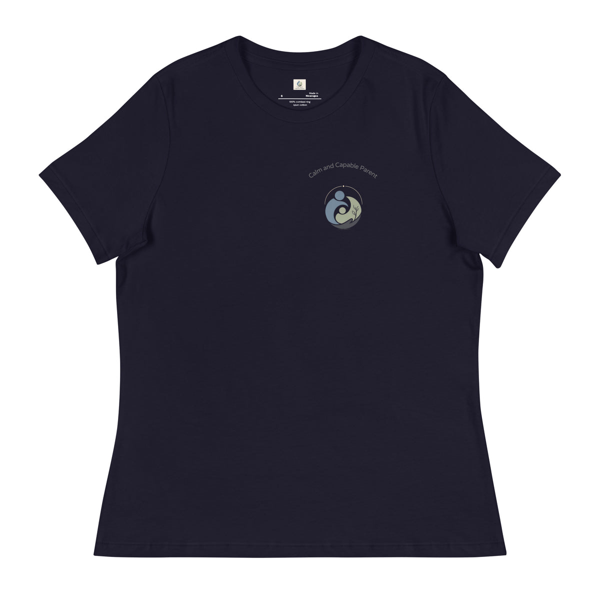Calm and Capable Parent Logo Women's Relaxed T-Shirt - Calm & Capable Parent